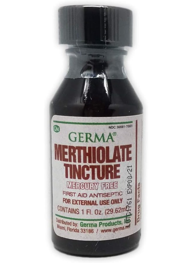 Germa Germa Merthiolate Tincture Antiseptic 1 oz 