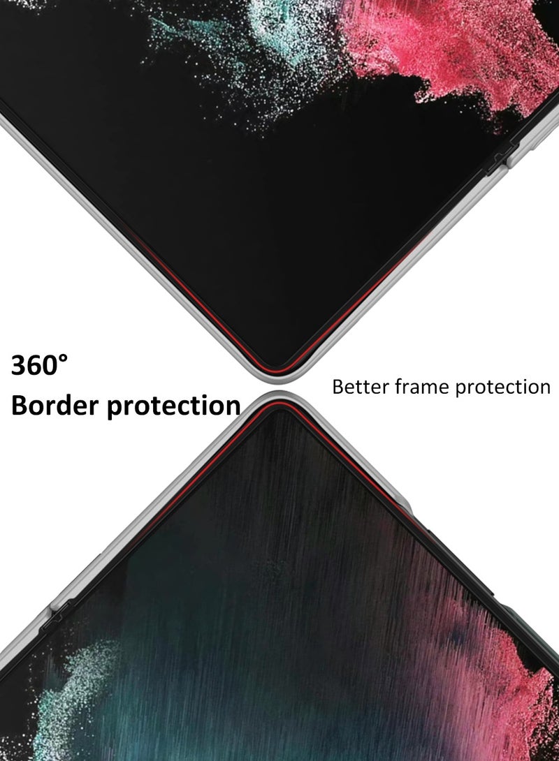 LEEKA Z Fold 4 Luxury Case Slim Flip Full Cover Case Anti-knock Plastic Matte Hard Cover For Samsung Galaxy Z Fold 4 - Image 3