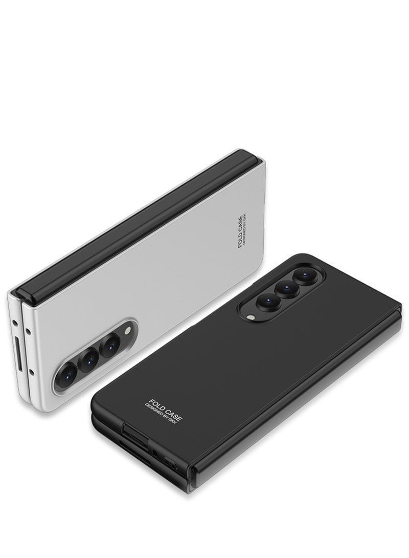 LEEKA Z Fold 4 Luxury Case Slim Flip Full Cover Case Anti-knock Plastic Matte Hard Cover For Samsung Galaxy Z Fold 4 - Image 5