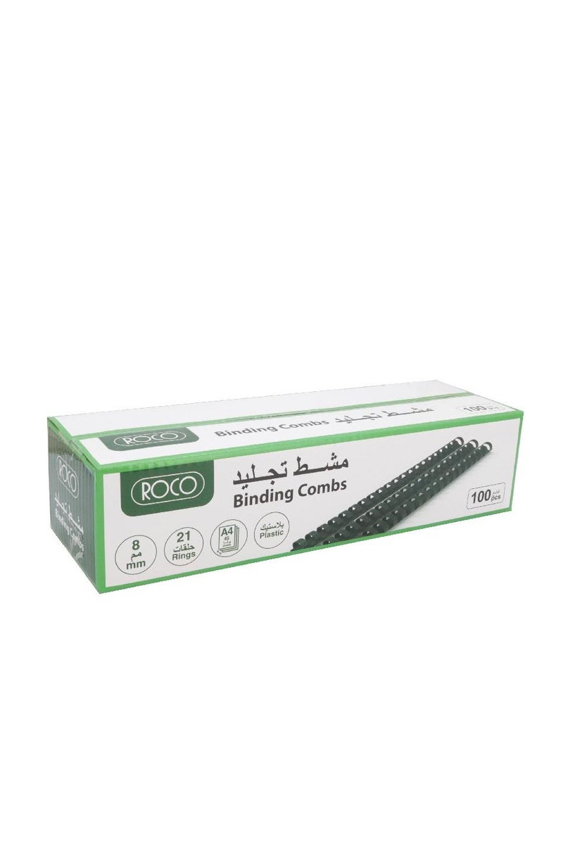 ROCO Spiral Binding Comb 12 mm Plastic A4 Black