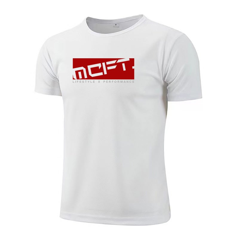 Muscle men''s summer new Korean style fitness sports T-shirt quick-drying breathable training round neck short sleeve casual bottoming shirt - Image 4
