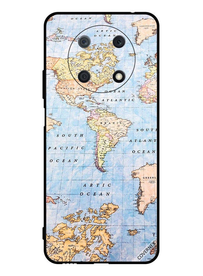 Covernex Protective Case Cover For Huawei Nova Y90 World Map - Image 1