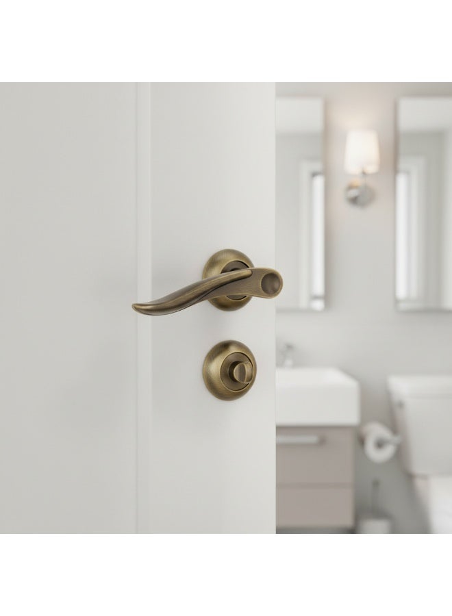 Siag Rosetta Bathroom Door Handle Q05-604 - Image 1