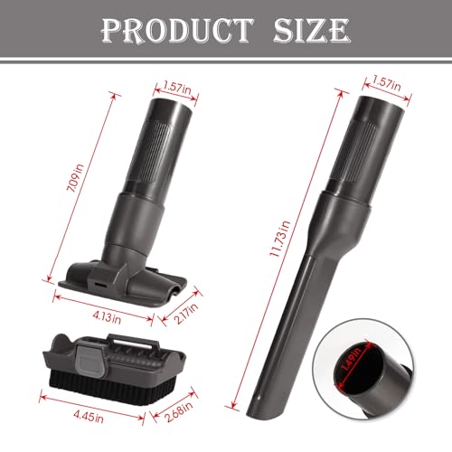 Sionlan Vacuum Replacement Parts Compatible With Shark Rocket HV300 HV301 HV320 HV322 Series, Rotator NV751 NV752 NV600 NV650 NV680 NV681 Vacuum Accessories two-in-one Removable tool Brush and Slot Brush tool - Image 3