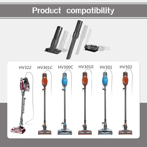 Sionlan Vacuum Replacement Parts Compatible With Shark Rocket HV300 HV301 HV320 HV322 Series, Rotator NV751 NV752 NV600 NV650 NV680 NV681 Vacuum Accessories two-in-one Removable tool Brush and Slot Brush tool - Image 2