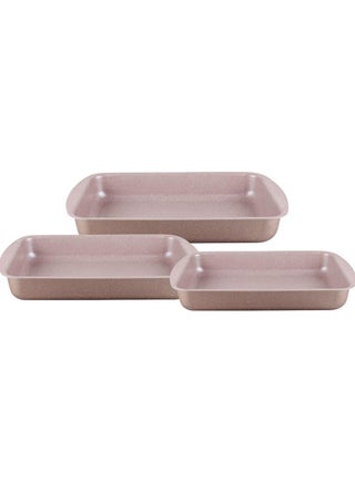 3-Pieces Granite Square Pan Set Beige Small Pan (32x22), Medium Pan (35x25), Large Pan (38x28)cm - pzsku/Z349DD017DD5B60119D0EZ/45/_/1648229895/93ed7a2b-0581-4e99-a25e-707ddffa1fea