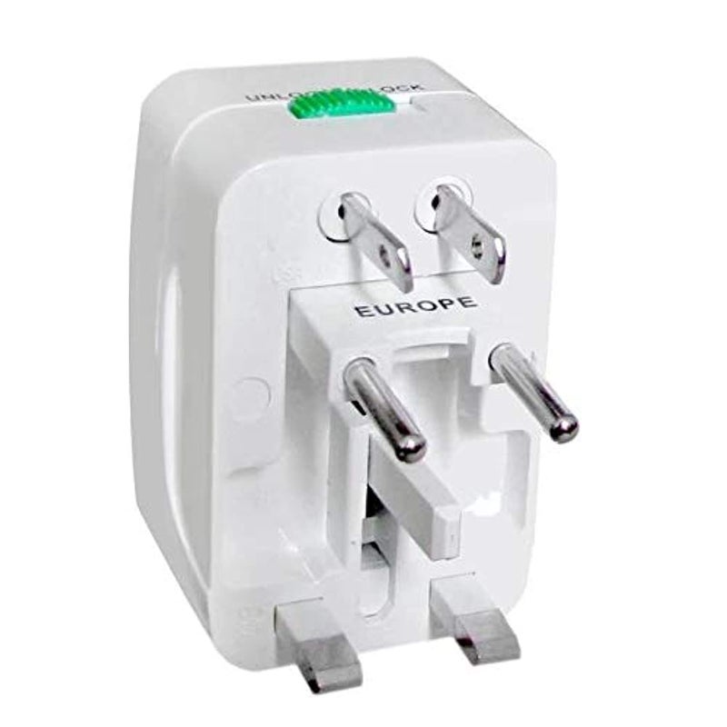 universal international travel all-in-one charger power socket adapter converter us uk au eu plug anti-electric shock