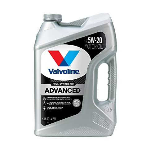 Valvoline Advanced Full Synthetic SAE 5W-20 Motor Oil 5 QT - Image 1