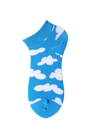 blue and white