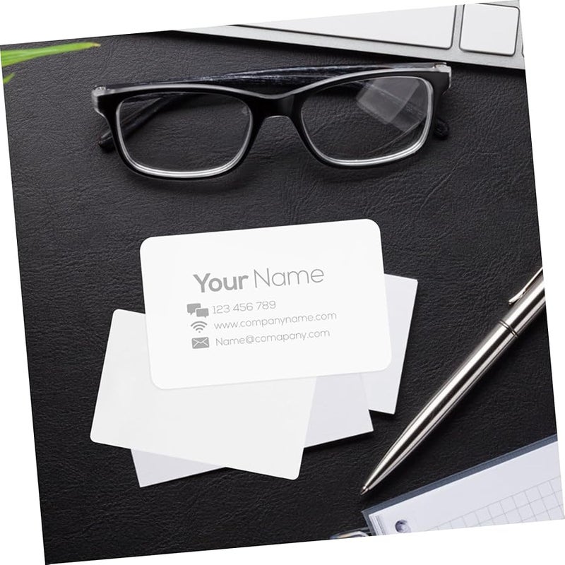 10 قطعة من بطاقات العمل الفارغة المصنوعة من الألومنيوم مزدوجة الجوانب للطباعة بالحرارة - Image 5