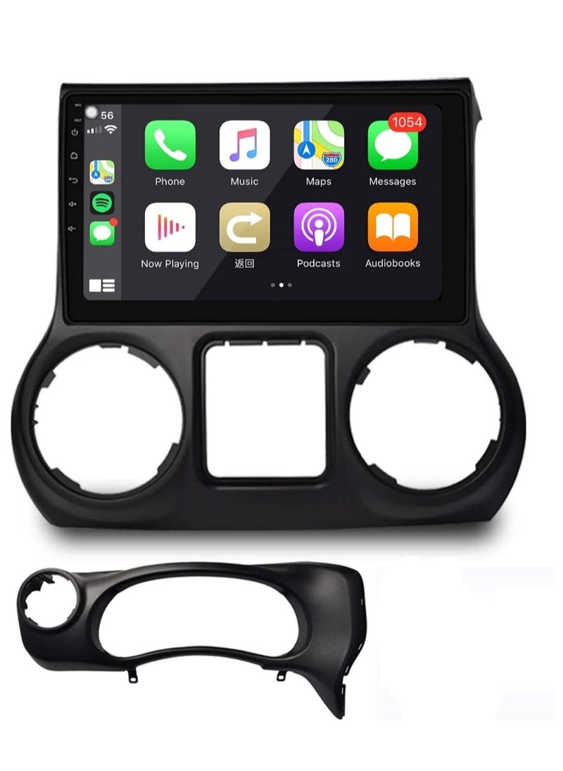 RAYMOS - Android Screen For Jeep Wrangler 2011 To 2014 4GB RAM Support Apple Carplay Android Auto Wireless QLED Touch Screen DSP AHD Camera Included SIM Card Support - Image 1