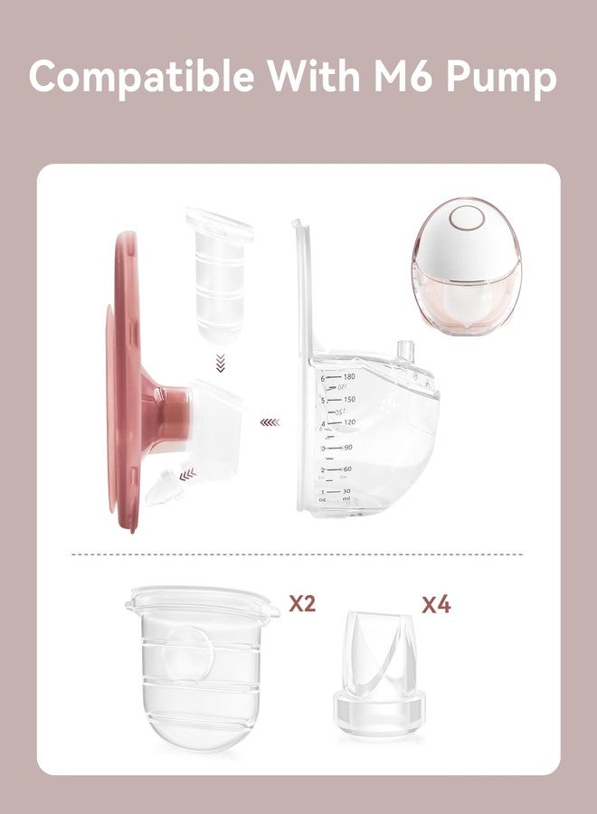 TOVVILD 6PCS M6 Duckbill Valves & Silicone Diaphragm Compatible with Momcozy Mobile Style, Not Original M6 Replacement Parts - Image 5