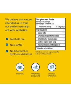 North American Herb & Spice Ashadrene - 2 fl. oz. - 100% Raw Ashwagandha Extract - Healthy Adrenal Response, Energy, Overall Health - Non-GMO, Certified USDA Organic - 86 Servings  - Image 4