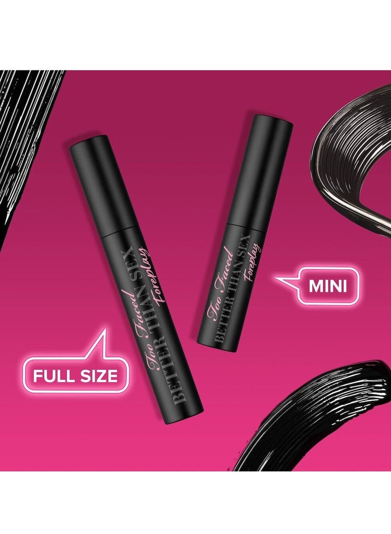 Too Faced Better Than Sex Foreplay Mascara Primer | Long Lasting + Volumizing Black - Image 5