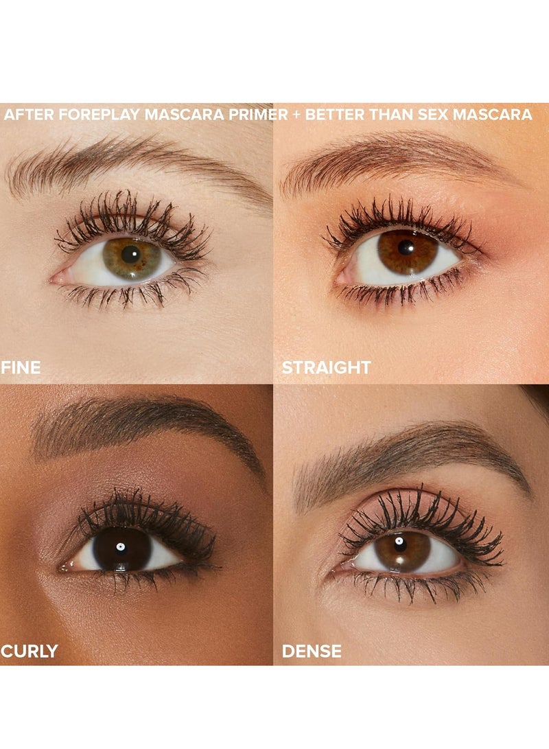 Too Faced Better Than Sex Foreplay Mascara Primer | Long Lasting + Volumizing Black - Image 2
