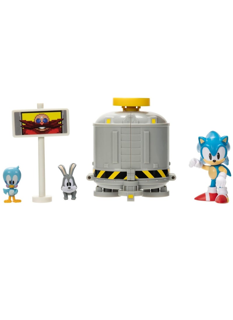 Jakks Sonic The Hedgehog 2.5 Inch Level Clear Diorama Set  - Image 2