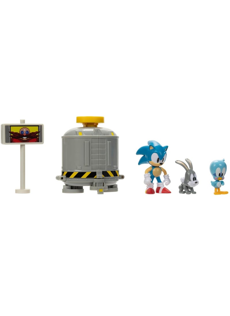 Jakks Sonic The Hedgehog 2.5 Inch Level Clear Diorama Set  - Image 5