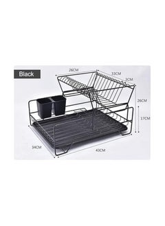 Generic Dish Rack Dish Drying Stand Dish Drainer Plate Rack Dish rake Kitchen Organizer Dish Drying Rack Countertop Large Antibacterial Kitchen Utensils Dish racks Dish Stand  - Image 2