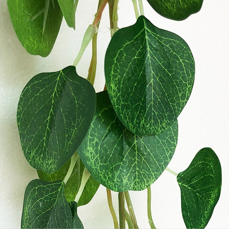 Christmas Artificial Hanging Leaves Natural Artificial Plants Wall Door Realistic Fake Colorful Garland Leaves Autumn Fall Leaves for Party Halloween Lawn Landscape Fence Weddings DIY Decoration - Image 4