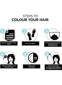 BBLUNT Hair Color Burgandy Hair Color (Wine Deep Burgandy),1 Count  - Image 2