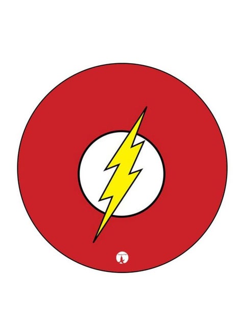 Flash Printed Badge Red/White/Yellow