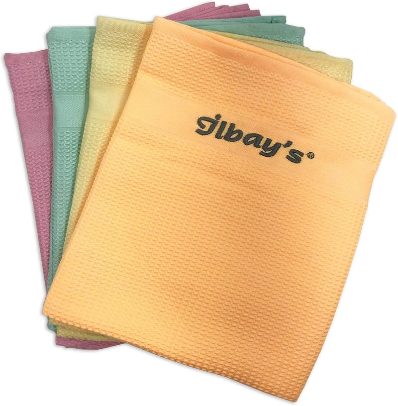 ilbay's Strong Absorbent Microfiber Cleaning Cloths - 4 Pack, 42 x 68 cm - Image 1