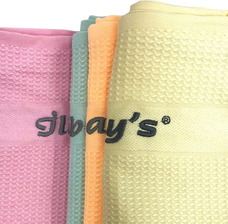ilbay's Strong Absorbent Microfiber Cleaning Cloths - 4 Pack, 42 x 68 cm - Image 5