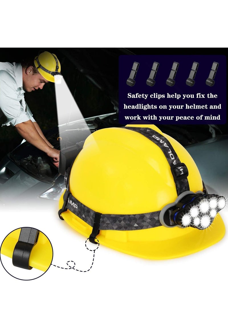 Excefore Head Torch, Rechargeable Headlamp Super Bright 13000 Lumens 8 Lighting Mode, Lightweight Waterproof Hands-Free Flashlight for Working, Fishing, Camping, Running - Image 4