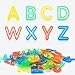 Odoorgames 52 Pcs Translucent Capital Letters Plastic Alphabet Letters for Kids Ideal for Light Table Manipulatives Educational Play Vibrant Colors for Creativity and Learning - Image 2