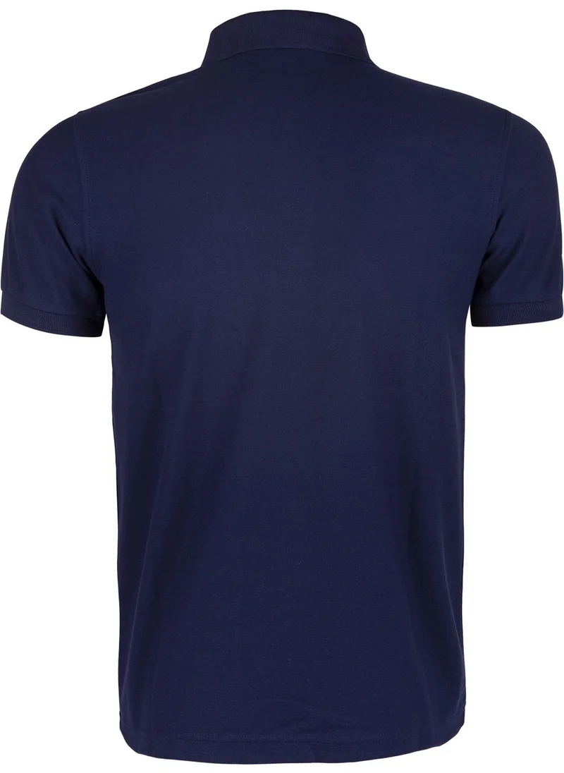 Evolite Deepraw Men Polo T-Shirt - Navy Blue