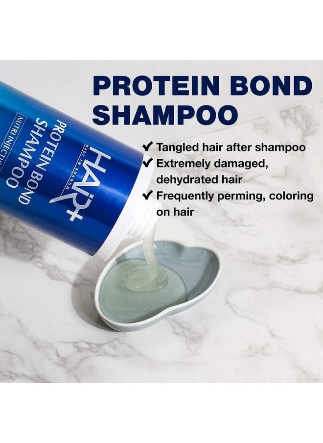 HAIR+ MADE IN SUARUM - Hair Plus Velvet Protein Shampoo 16.9 Fl.Oz. (500Ml) Ph5.5 No Irritation Vegetable Surfactant For Sensitive Scalp Provides Nutrients For Damaged And Dry Hair Contains Protein Keratin Collagen - Image 1