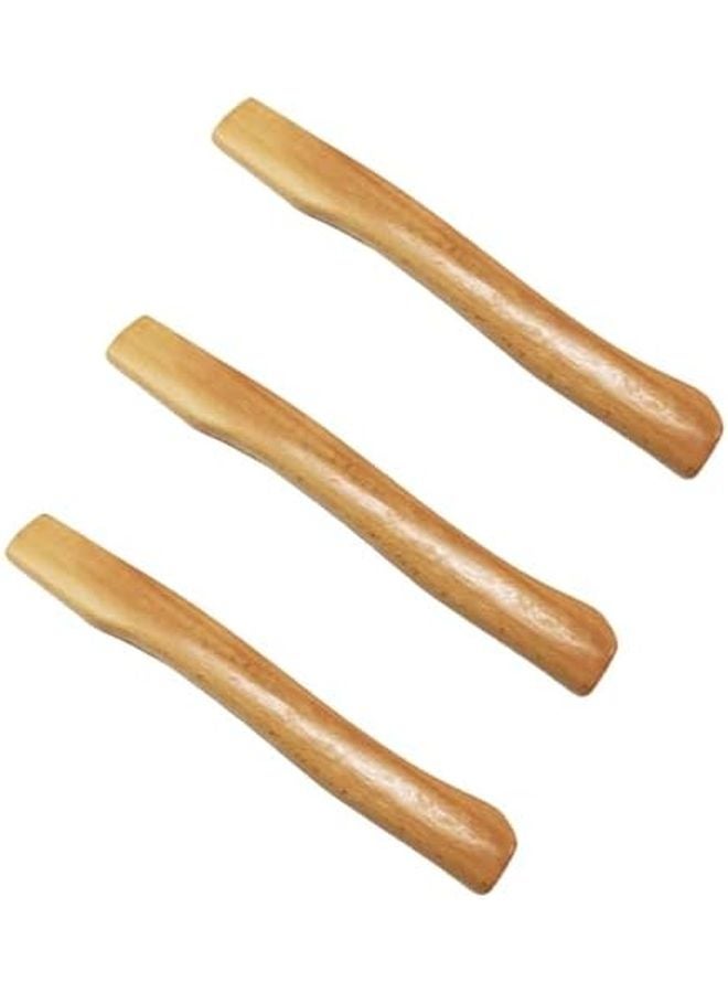 3 قطع مقبض فأس خشبي بديل 38 سم 15 بوصة لأداة فأس مطرقة 800 جرام - Image 2