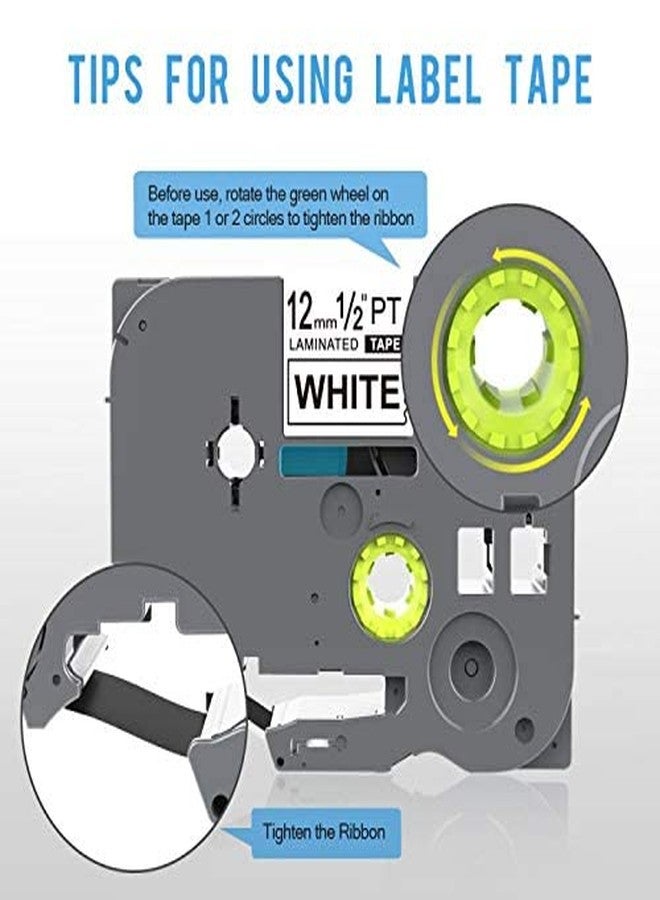 Autm Compatible for Brother TZE 251 Label Tape Cassette Black on White Tape 24mm X 8 Meters - Image 4