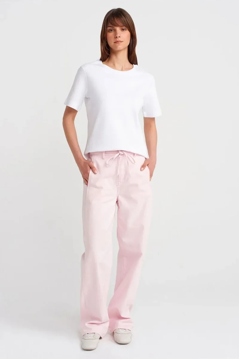 Dilvin White DILVIN Women's Cotton Crew Neck T-Shirt for Women | Best Price UAE