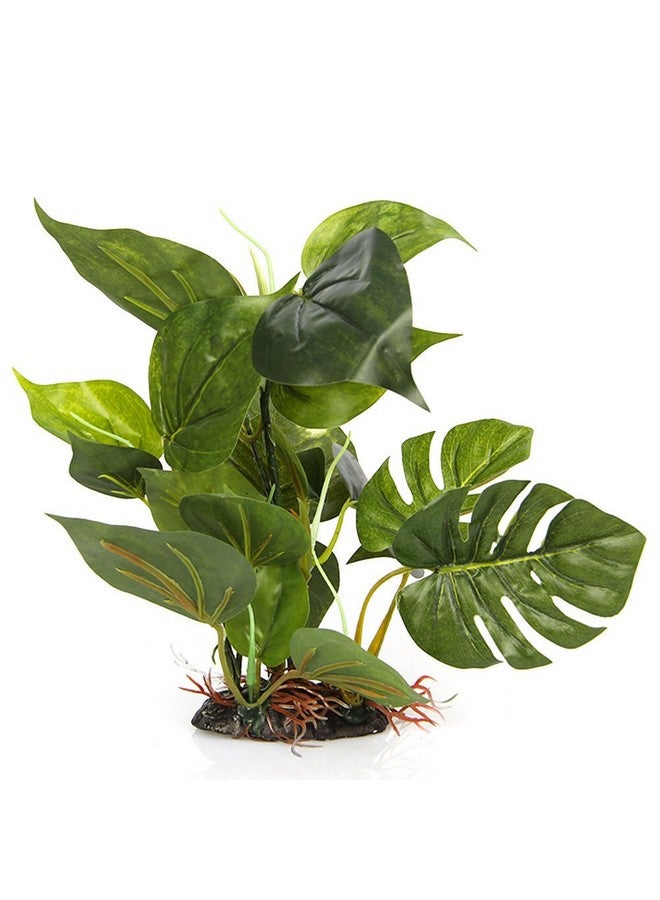 سي إن زد حوض أسماك CNZ®، نبات بلاستيكي أخضر واقعي تحت الماء، ديكور عشبي مائي (كبير، 13 بوصة) - Image 1