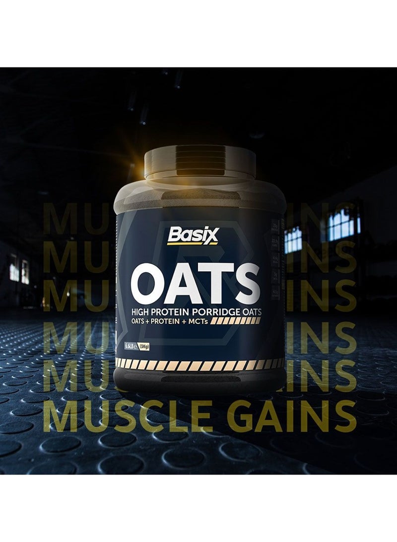 Basix Oats High Protein Porridge 3kg Banana Flavor 50 Serving - Image 5
