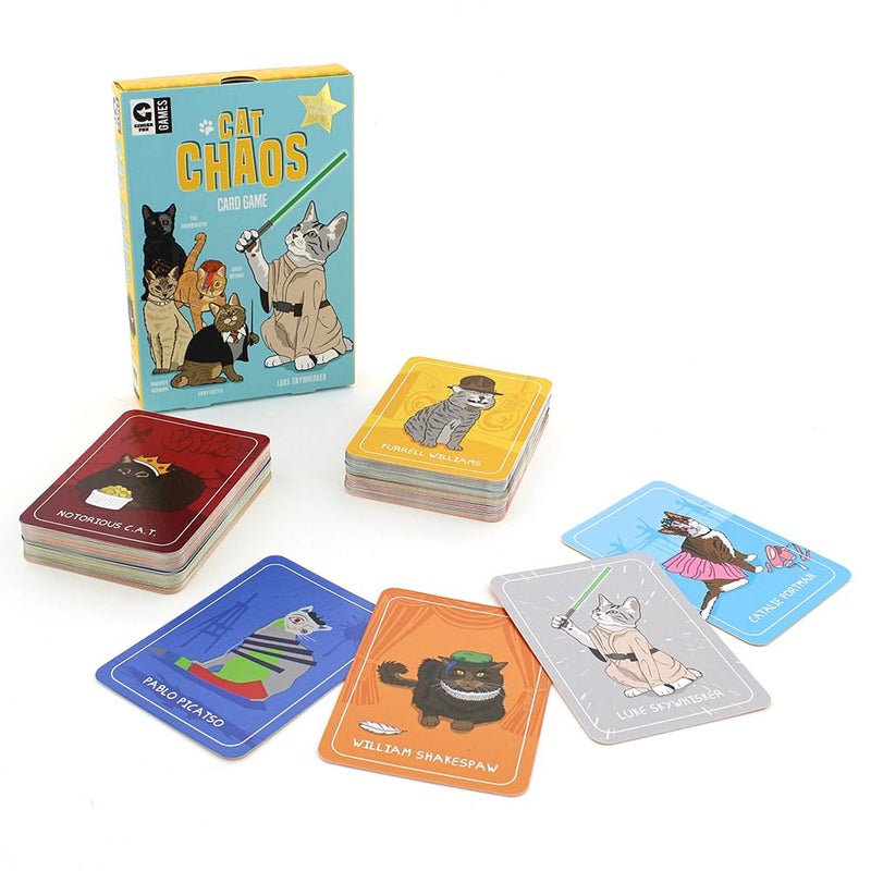 Ginger Fox Cat Chaos Family card Game - Image 1