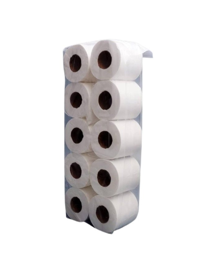 Bravo Toilet Tissue Roll, 125sheets 2ply, 10 rolls - Image 1