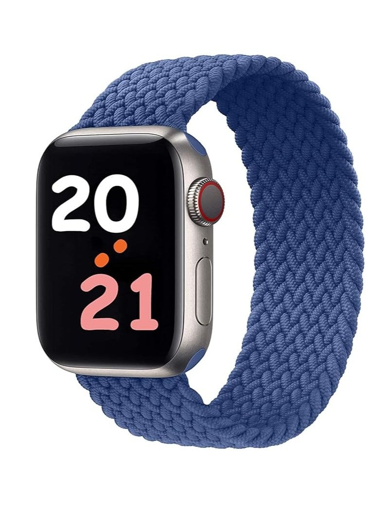 Generic Braided Solo Loop Band For Apple Watch Band 49mm 45mm 44mm 42mm, Replacement Wristband Nylon Strap for iWatch Series SE 9/8/7/6/5/4/3/2/1/Ultra/Ultra 2 