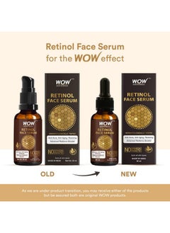 WOW Skin Science Retinol Face Serum - Oil Free - Skin Plumping, Boost Collagen, Anti Acne, Anti Aging, Restoration - No Parabens, Silicones & Mineral Oil, 30 Ml  - Image 2