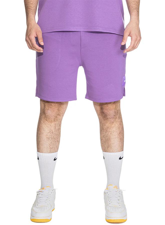 Selene Men Logo Badge Detail Cotton Shorts - Image 1