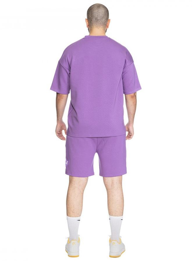 Selene Men Logo Badge Detail Cotton Shorts - Image 2