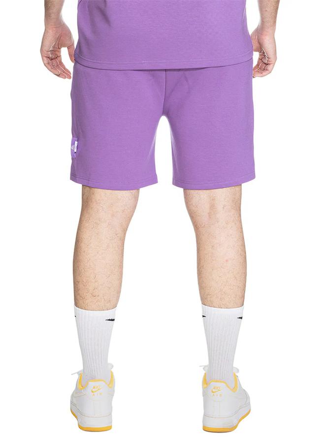 Selene Men Logo Badge Detail Cotton Shorts - Image 3