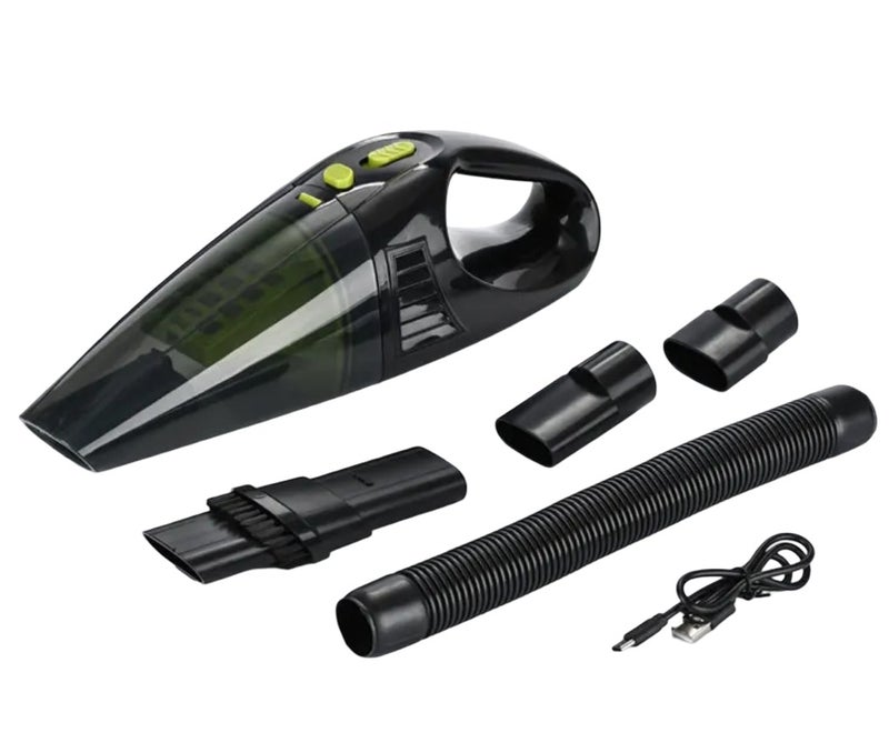 مكنسة كهربائية يدوية لاسلكية للحيوانات الأليفة/الأريكة/السيارة/المكتب، مكنسة كهربائية جافة ورطبة، خفيفة الوزن وقابلة لإعادة الشحن ببطاريتين 1800 مللي أمبير. - Image 1