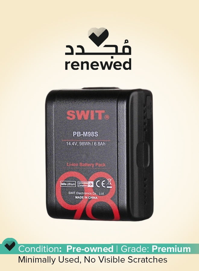 Swit مجدد - بطارية محمولة V-Mount Swit Pb-M98S بسعة 98Wh - Image 1