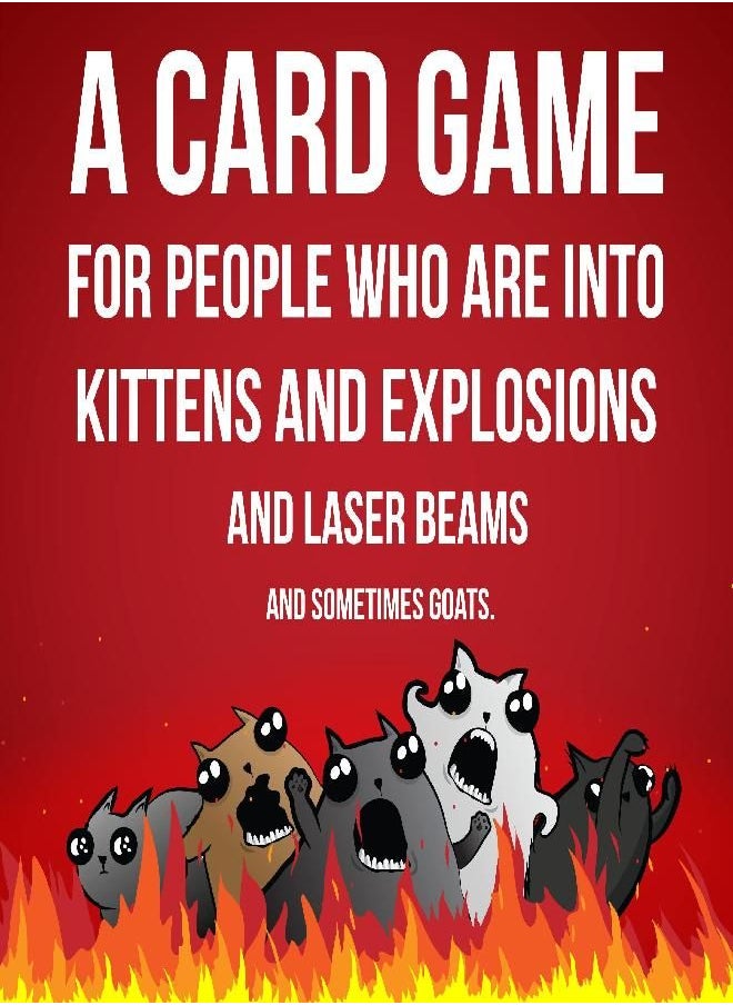 Exploding Kittens LLC Exploding Kittens Card Game - Original Edition, Fun Family Games for Adults Teens & Kids - Fun Russian Roulette Card Games - 15 Min, Ages 7+, 2-5 Players  - Image 2