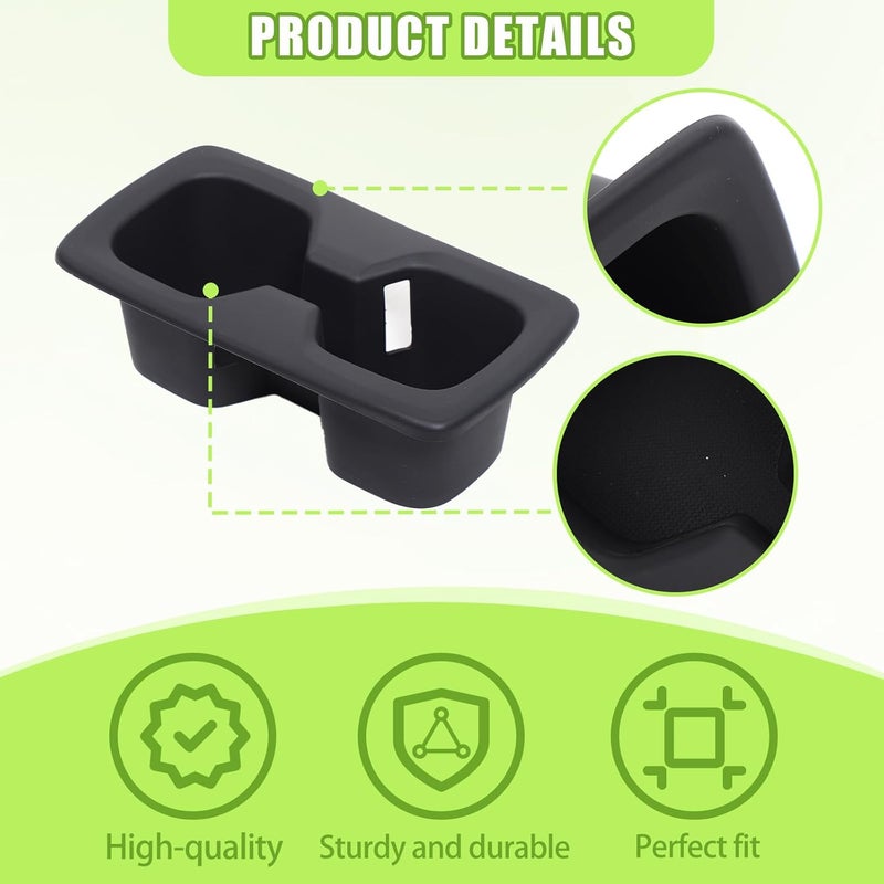 LLKUANG Car Rear Seat Cup Holder Insert for Toyota Land Cruiser Prado - Image 5