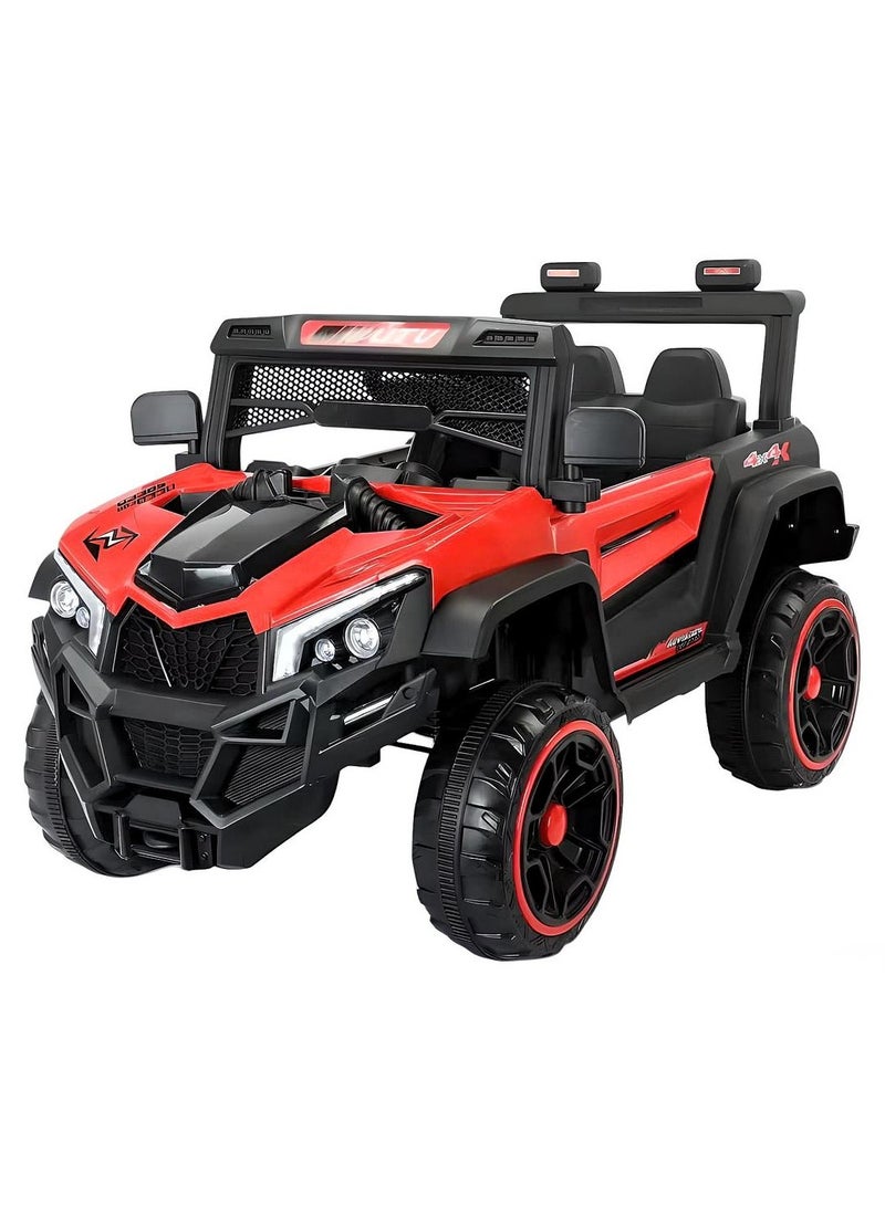 Cute ninos Electric kids car 4 motors 12 volts - openable doors - special lights - rocking mode - USB and AUX music - remote control 