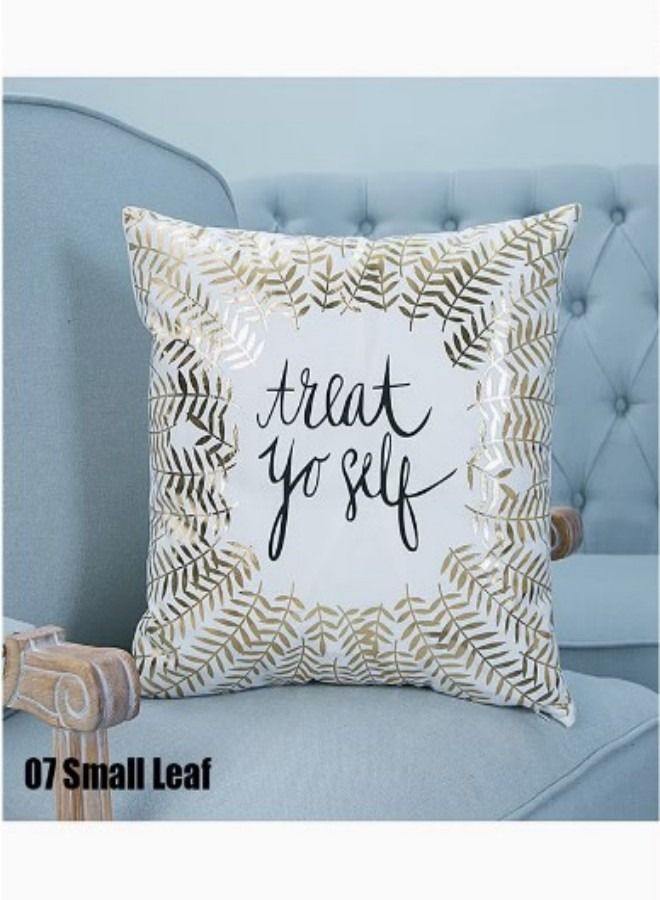 ANSELF Treat Yo Self Printed Decorative Cushion Cover - Image 2