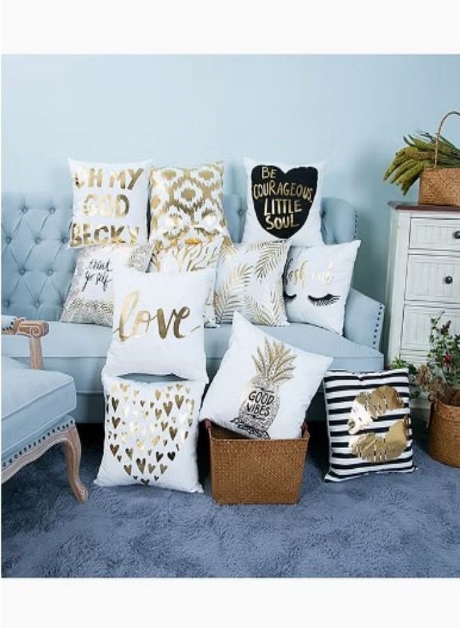 ANSELF Treat Yo Self Printed Decorative Cushion Cover - Image 3